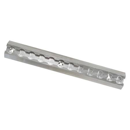 12 Airline-Style Angled Track - Aluminum